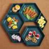 Wheat Straw Plate Dinnerware Dining Plate Set