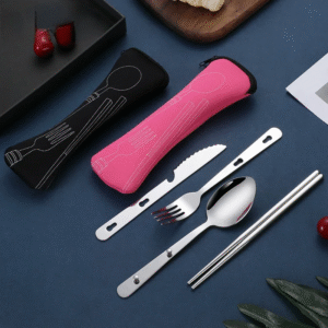 Portable Tableware Bag Box Cutlery Storage Bag