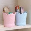 Cute Bow Pen Holder Candy Color Pencil Organizer