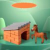 Educational Mini Build-A-House Toy
