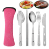 Portable Tableware Bag Box Cutlery Storage Bag