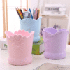 Cute Bow Pen Holder Candy Color Pencil Organizer