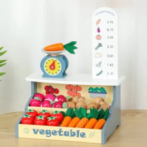 Robud Wooden Vegetable Store Playset
