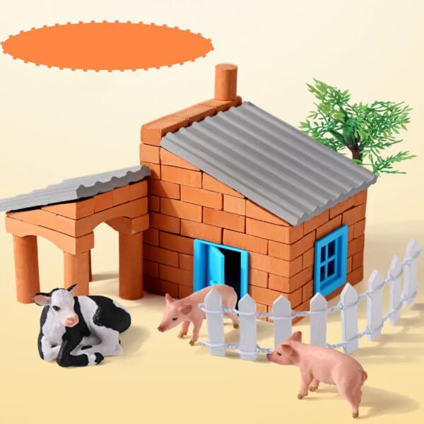 Educational Mini Build-A-House Toy