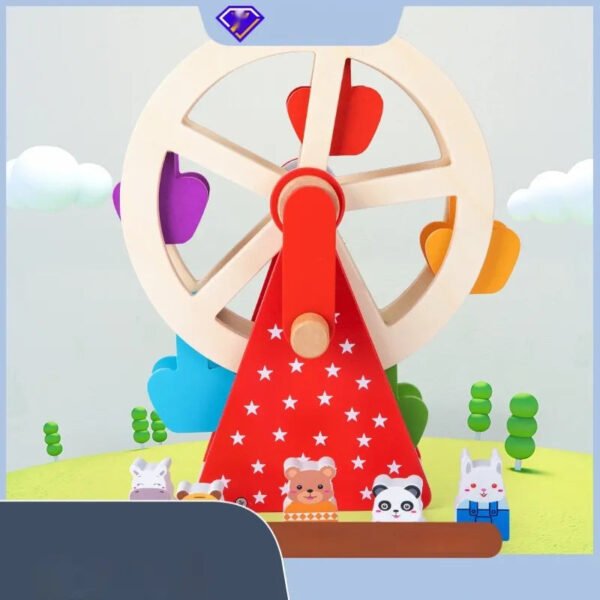Wooden Animal Hand Ferris Wheel