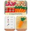 Robud Wooden Vegetable Store Playset